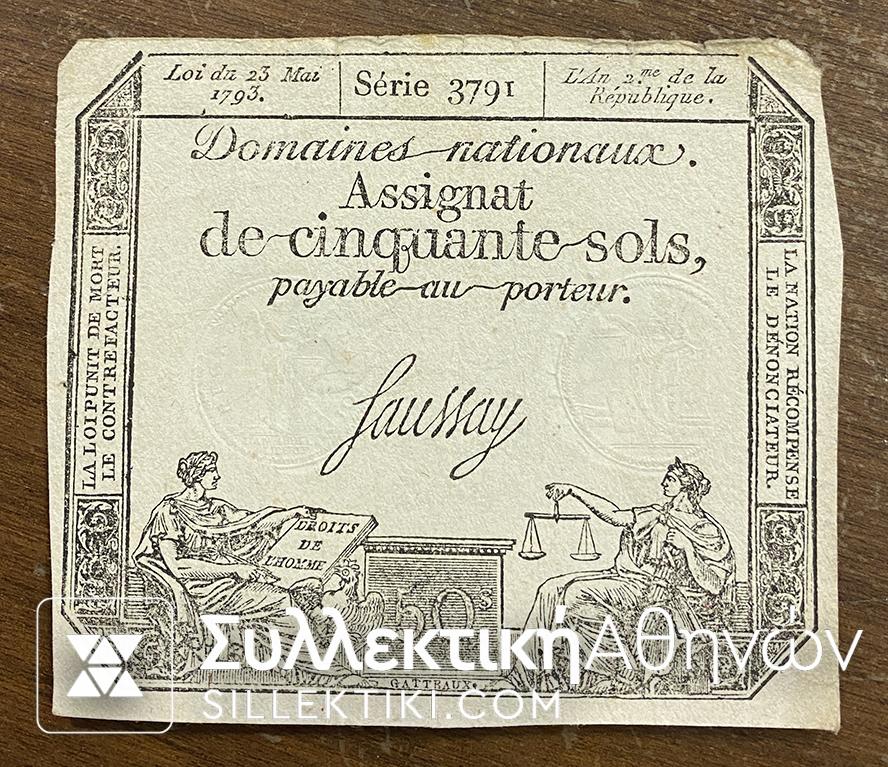 Assignat 50 Sous 1973 F